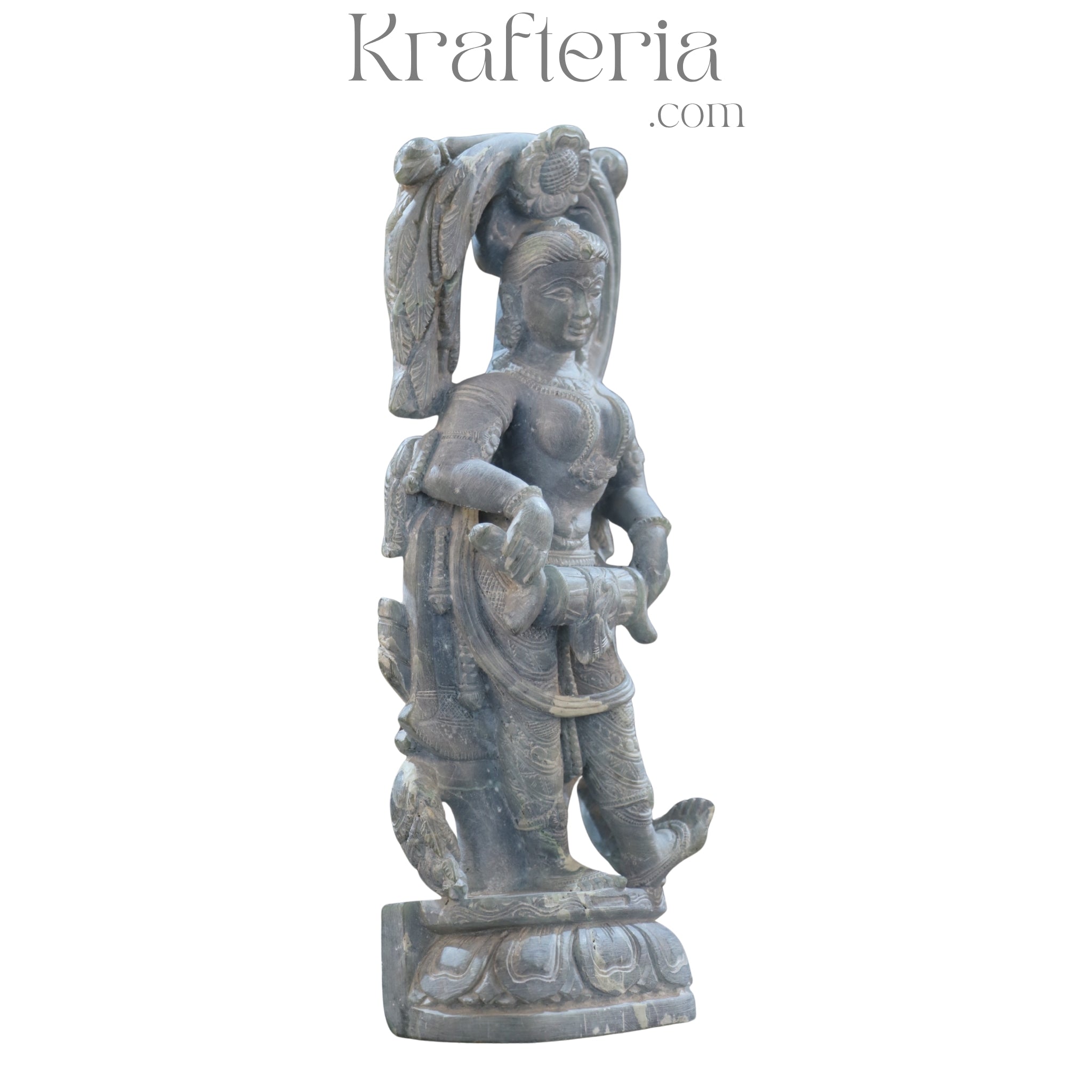 Graceful Music Lady Sculpture – Art Inspired by Melody