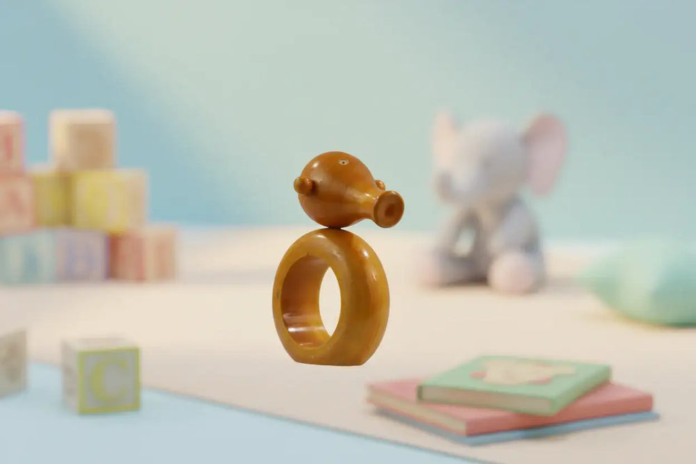 Eco-friendly animal napkin roller finished with safe colours