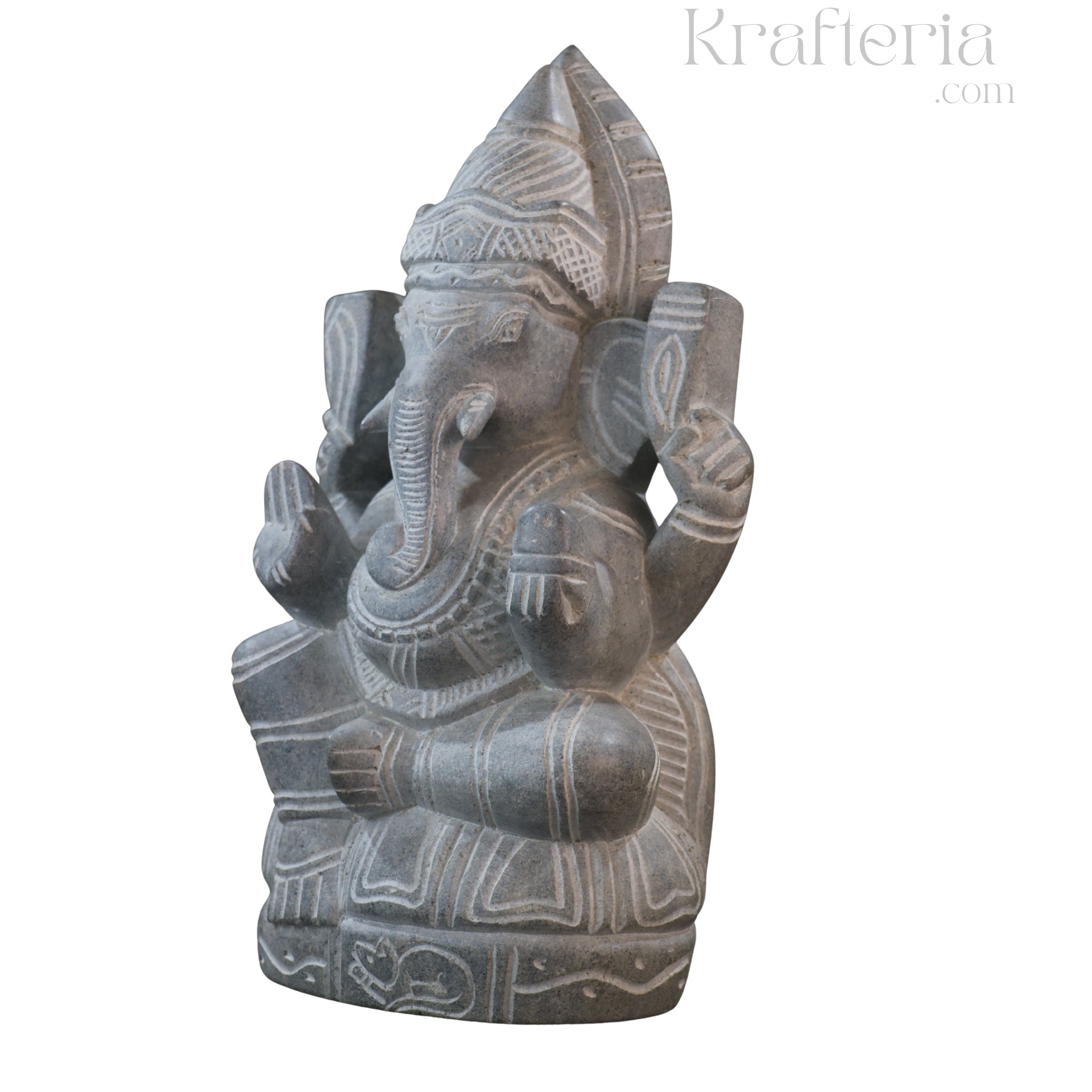 Ganesh Ji Statue in Soft Stone – Puja & Decorative Use