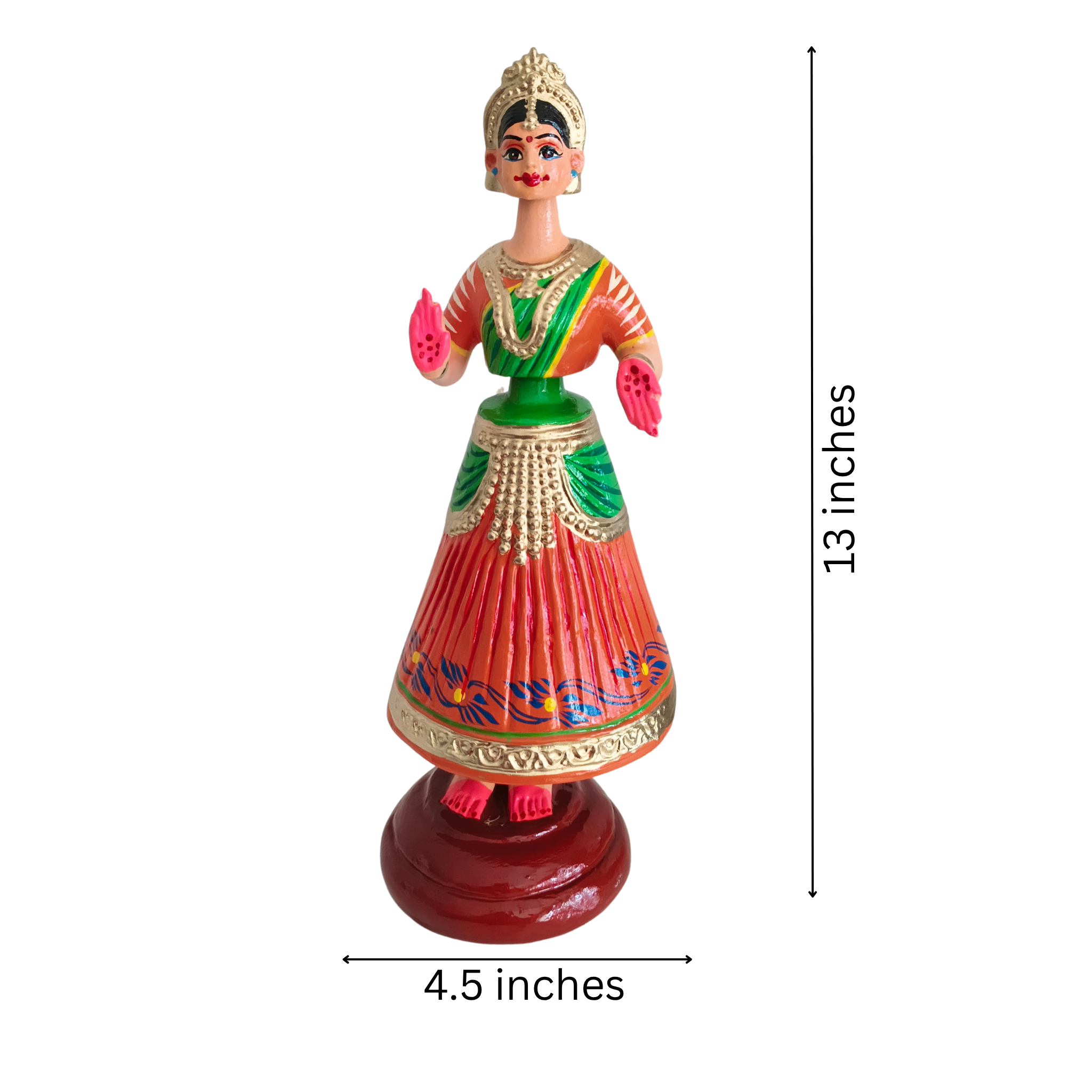 Traditional Spinning Doll – Kondapalli Bomma Classic