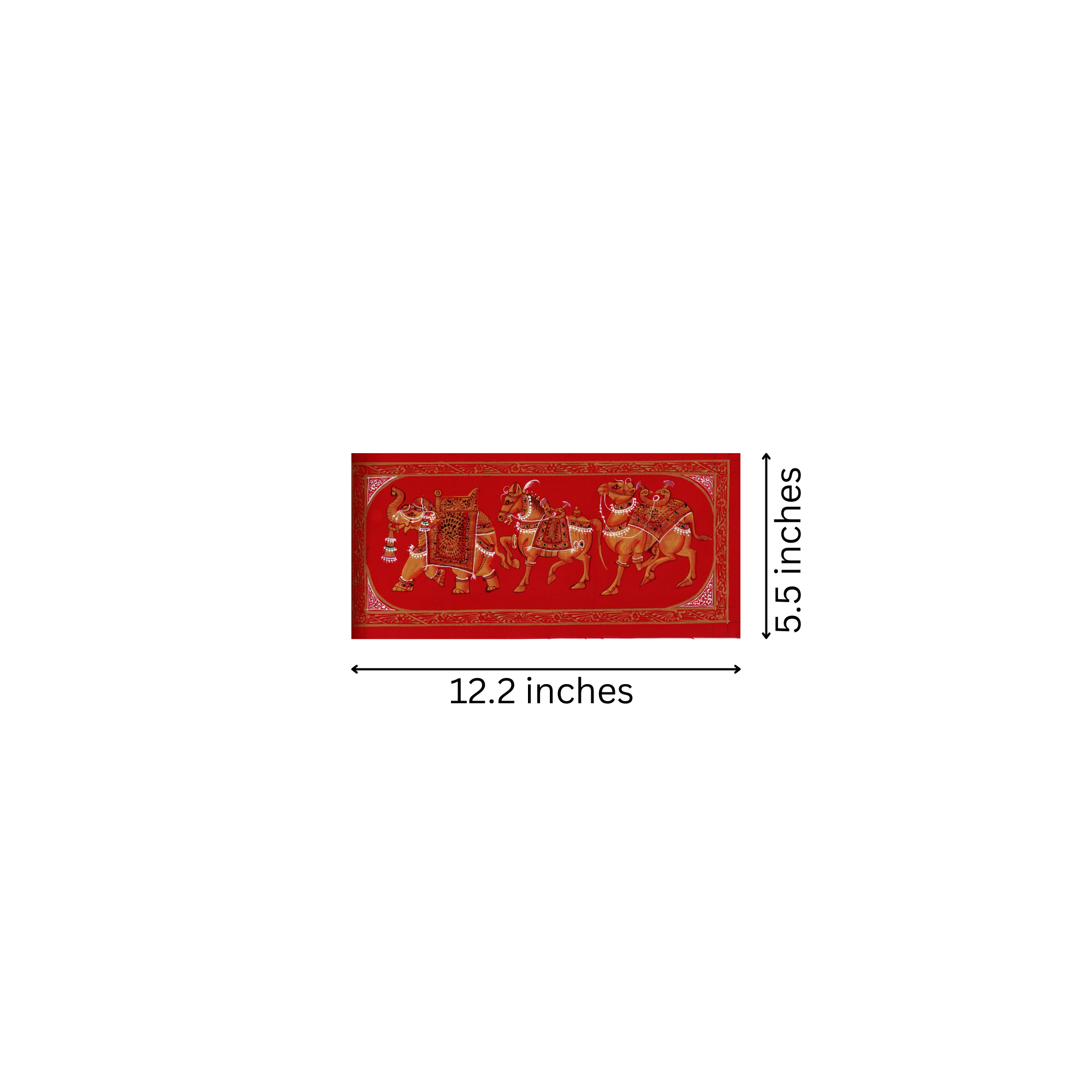 Rajasthan Mughal style Procession Miniature painting