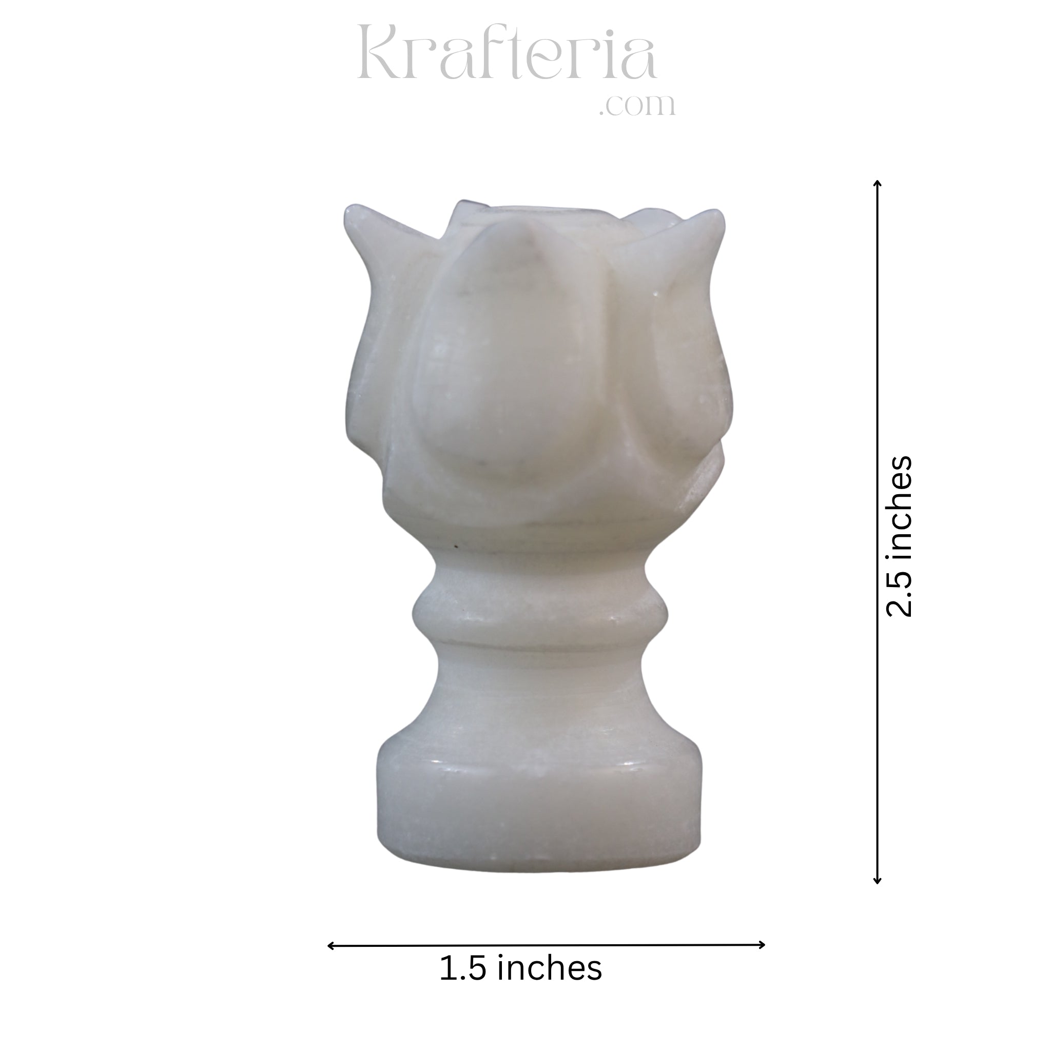 Handcrafted Marble Agarbatti Stand–  Natural Stone Incense Holder