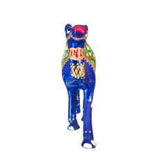 Colorful Metal Camel Statue | Handmade Ethnic Home Decor