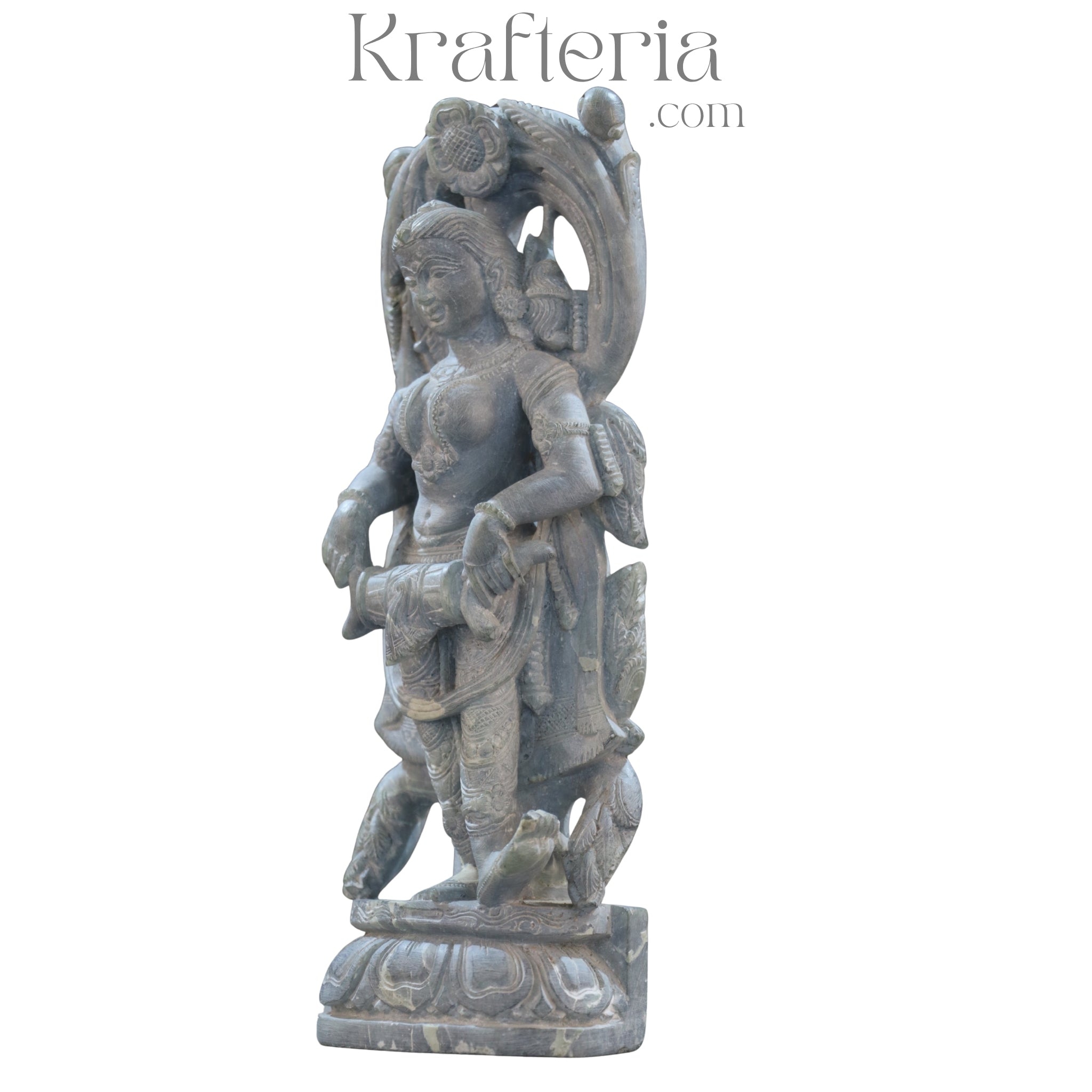 Graceful Music Lady Sculpture – Art Inspired by Melody