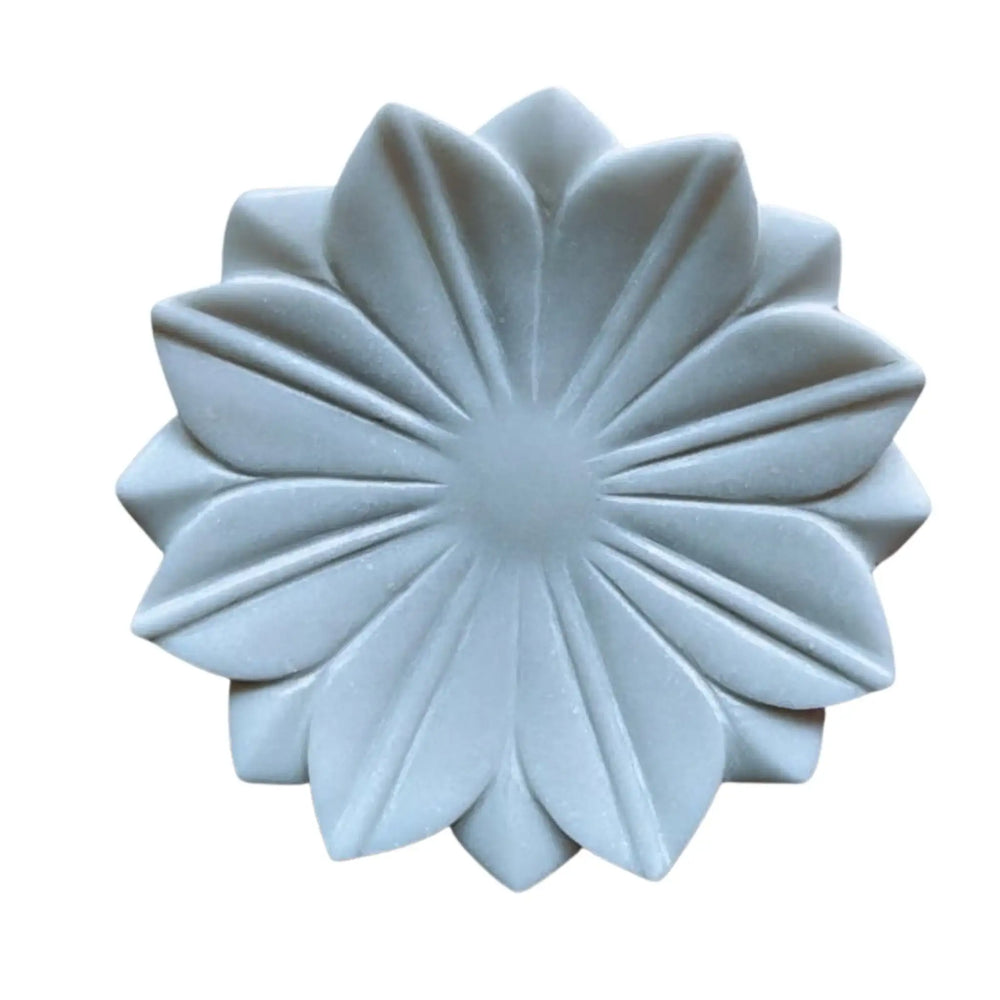 Luxury marble floral tray for serving and styling
