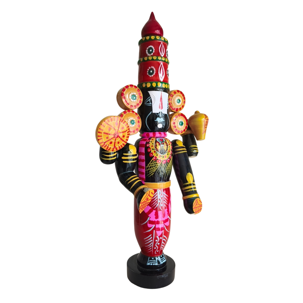 Sacred Etikoppaka Balaji Wooden Statue – A Handcrafted Symbol of Devotion   Etikoppaka Lacquerware