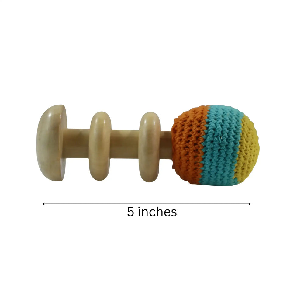 Soft stuffed rattle toy for kids