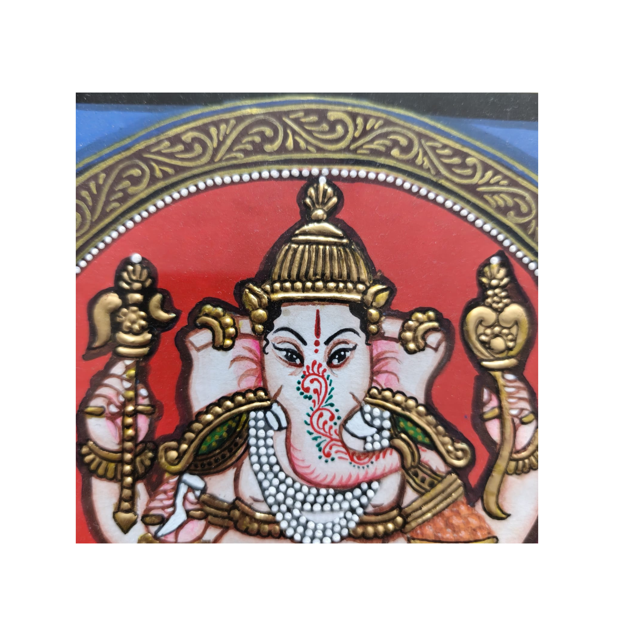 Mysore Ganesh Painting | 22KT Gold Leaf