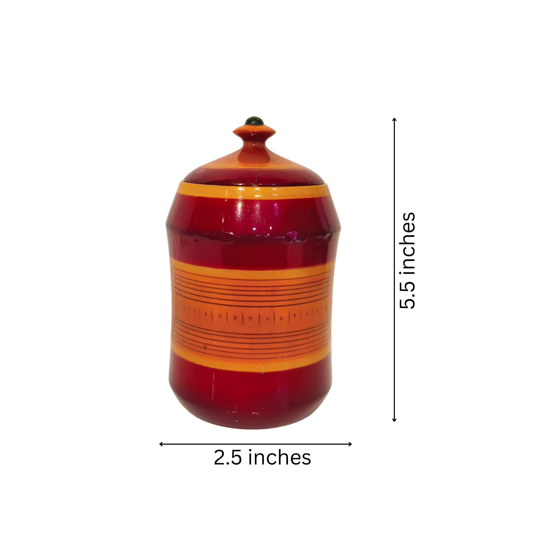 Etikoppaka Wooden Container with Lid