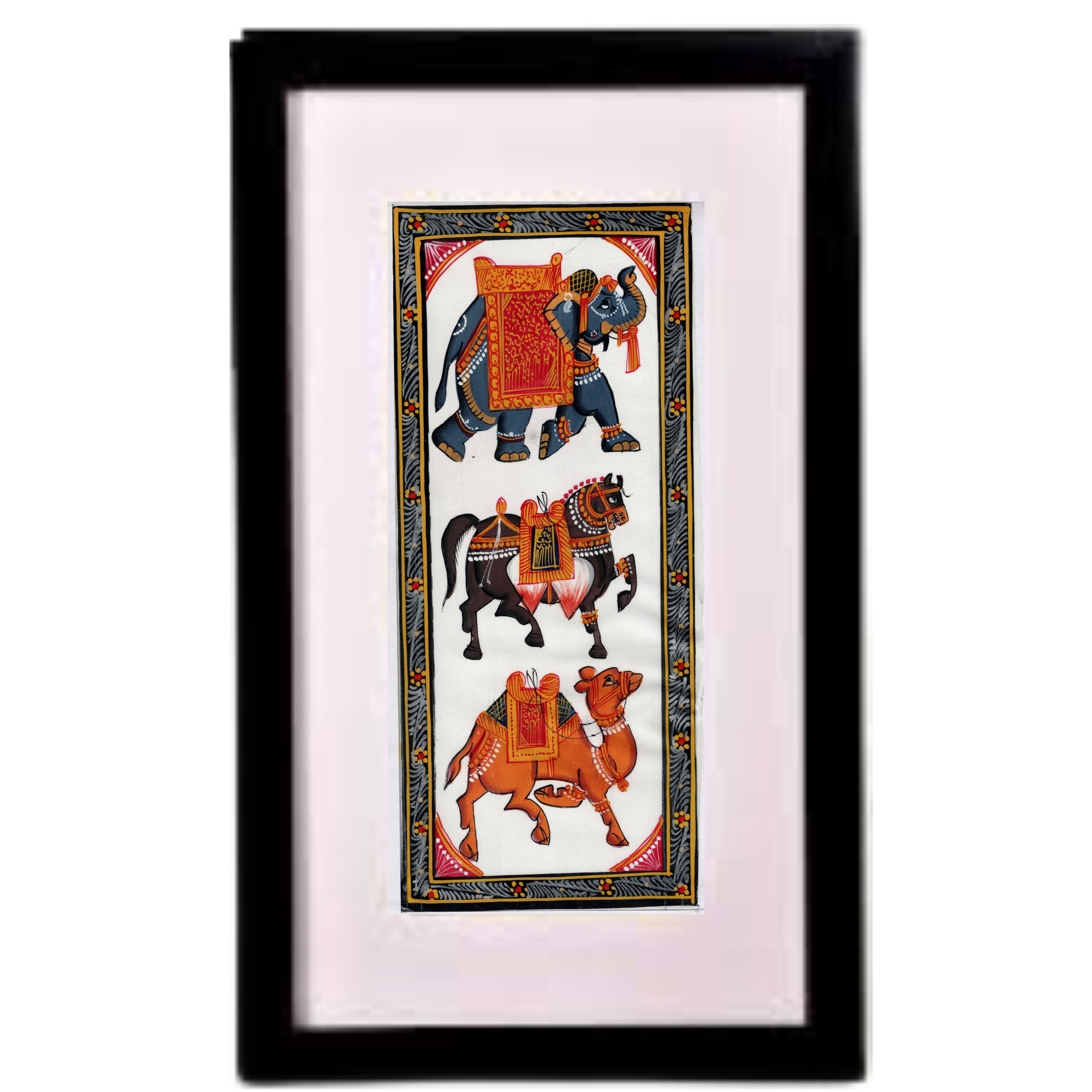 The Regal Trio  Miniature Painting