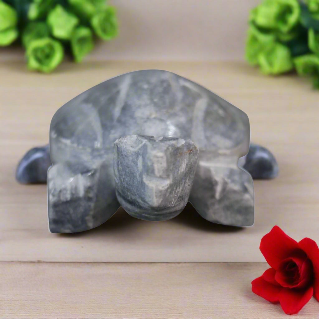 Handcrafted Marble Tortoise – Symbol of Longevity & Good Luck