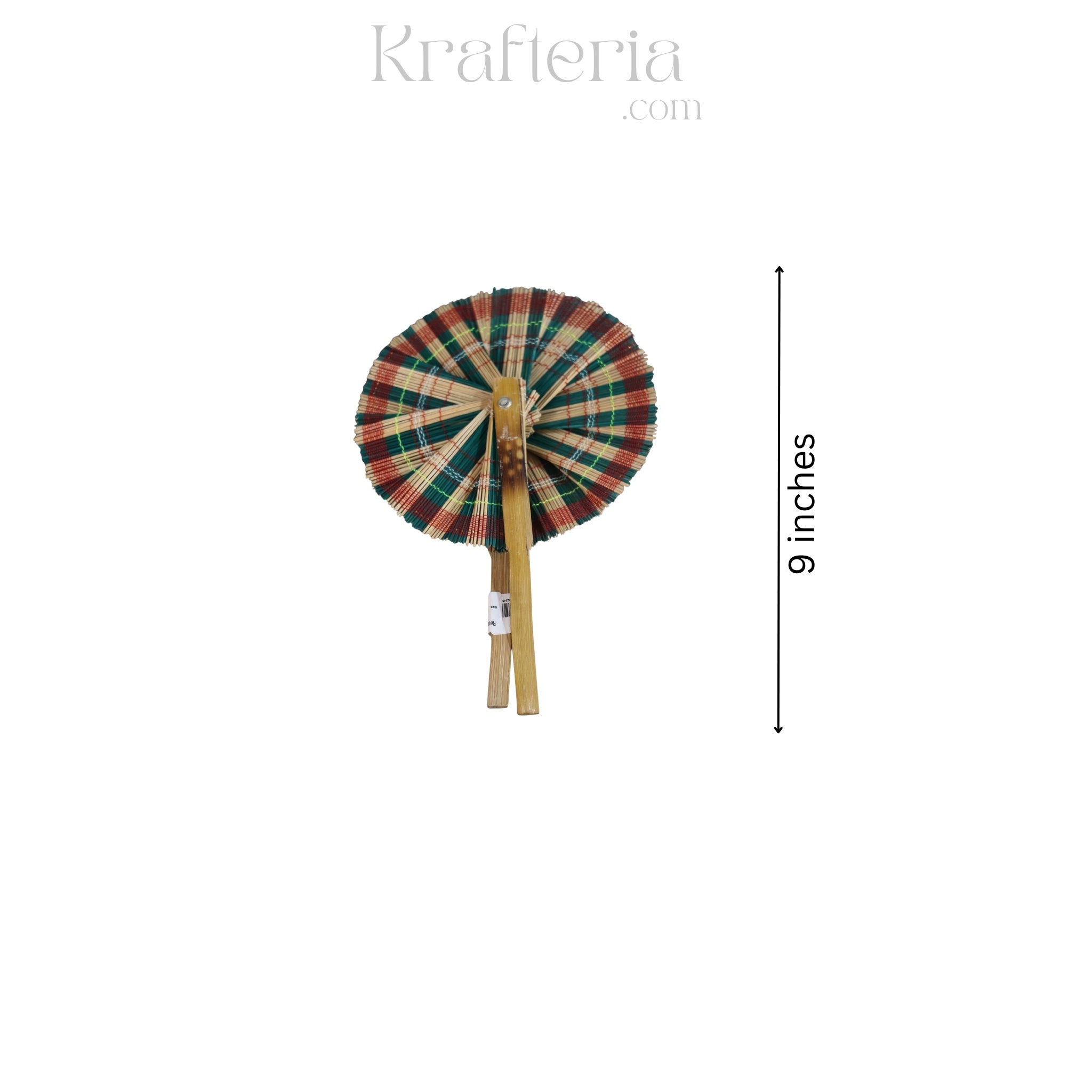 Bamboo Folding Hand Fan – Handmade & Eco-Friendly