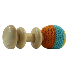 Plush cloth rattle for newborn babies