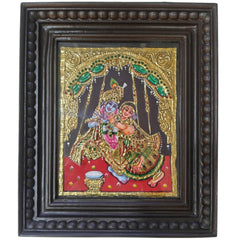 Radha Krishna – Classic Thanjavur Artistic Elegance