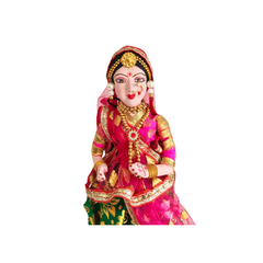 Traditional Indian Bride Doll Figurine