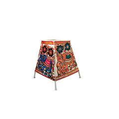 Blooming Majesty – Elephant Leather Puppetry Artwork  | Bed Lamp