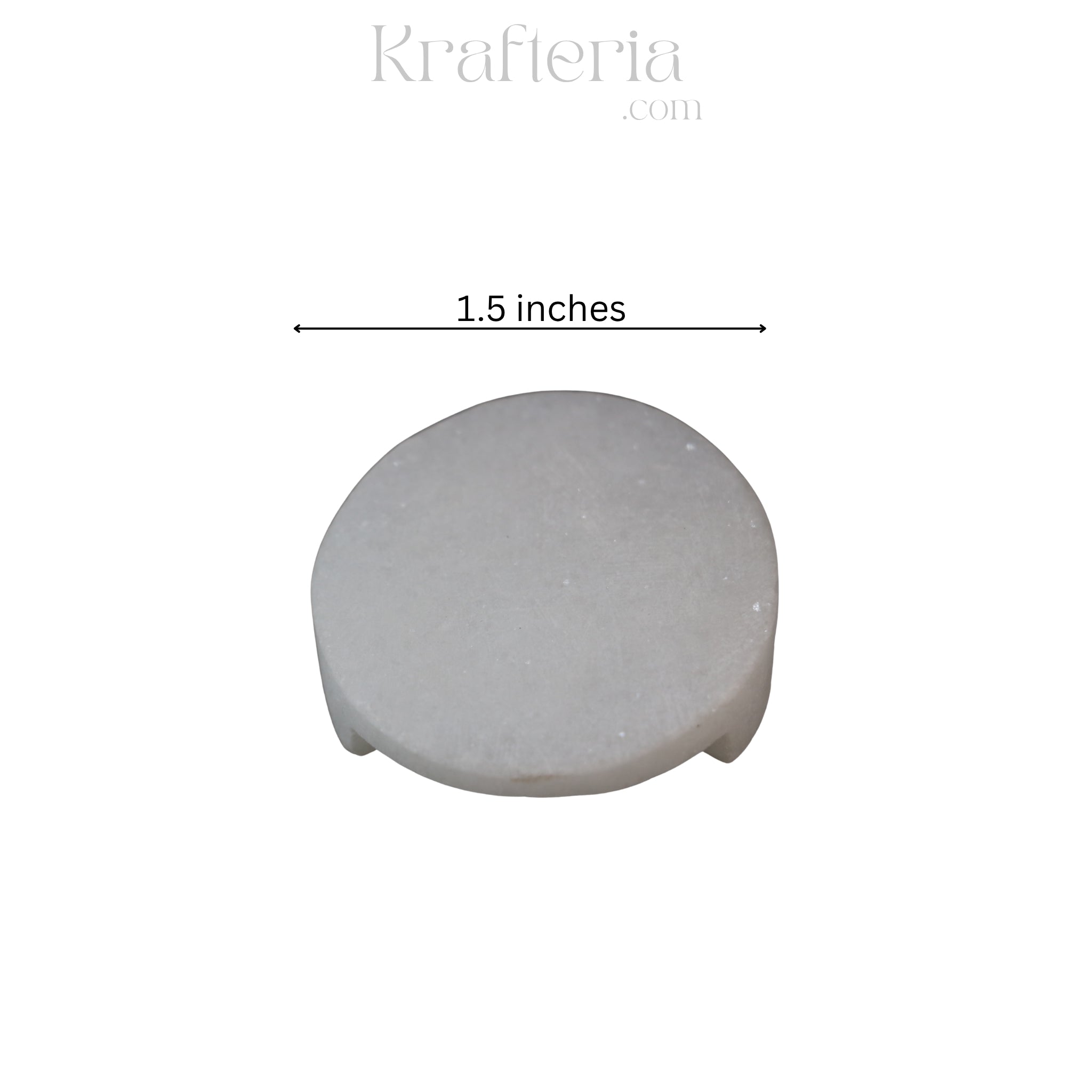 White Marble Stool – Elegant Accent Piece