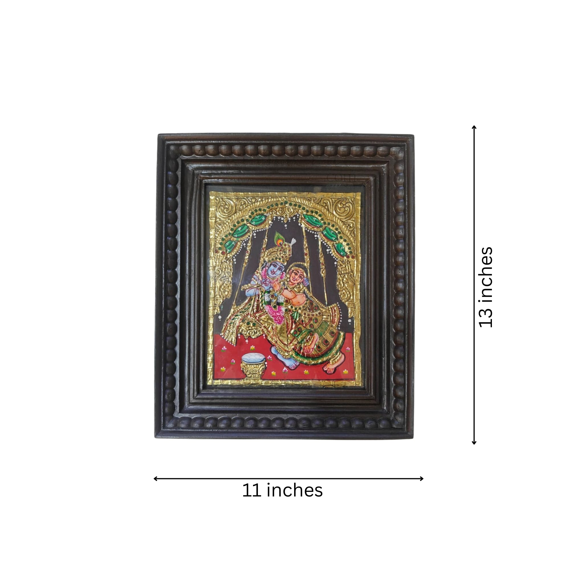 Radha Krishna – Classic Thanjavur Artistic Elegance