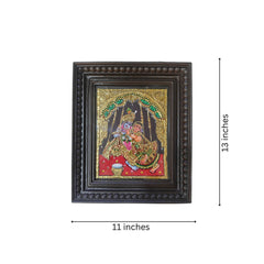 Radha Krishna – Classic Thanjavur Artistic Elegance