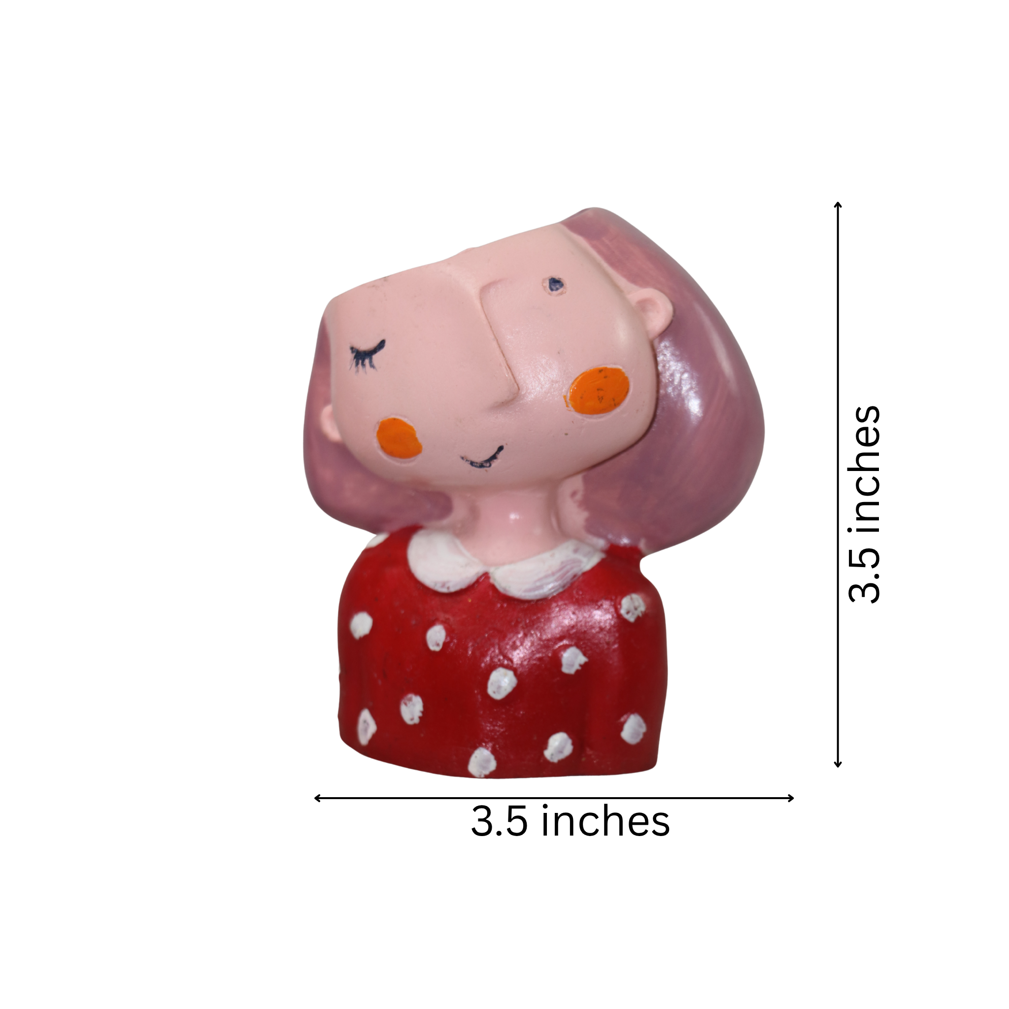 Decorative Girl Pen Stand – Cute & Functional Desk Accessory