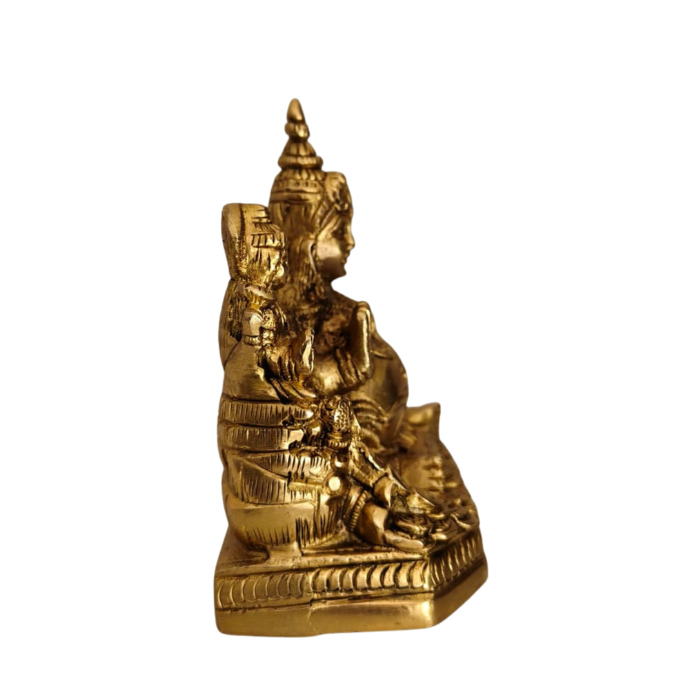Handcrafted Brass Kuber Idol with Lakshmi – Wealth & Prosperity   Brass Artwork