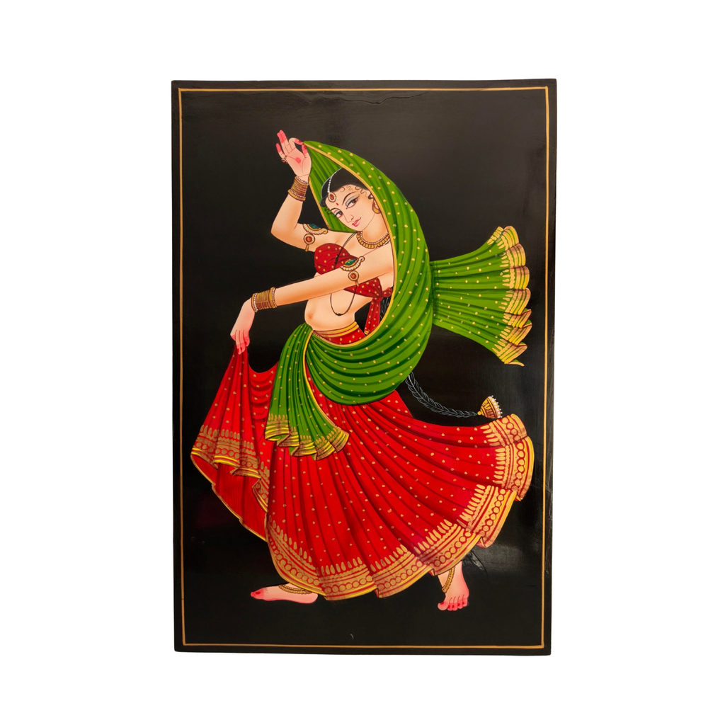 Handcrafted Telangana Nirmal painting dancer