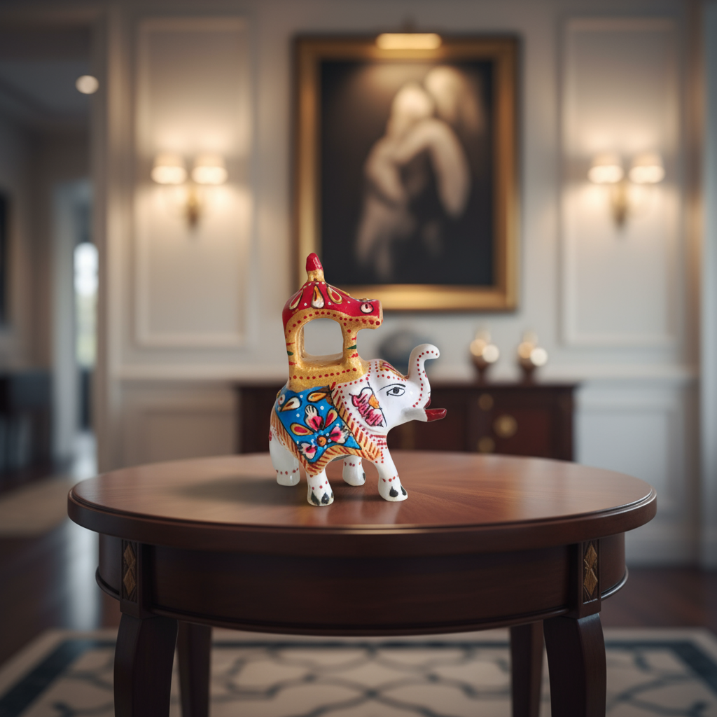 Hand-Painted Ambari – Intricate Decorative Artwork