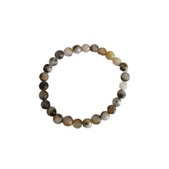 Multi-Color Gemstone Beaded Stretch Bracelet   Fashion