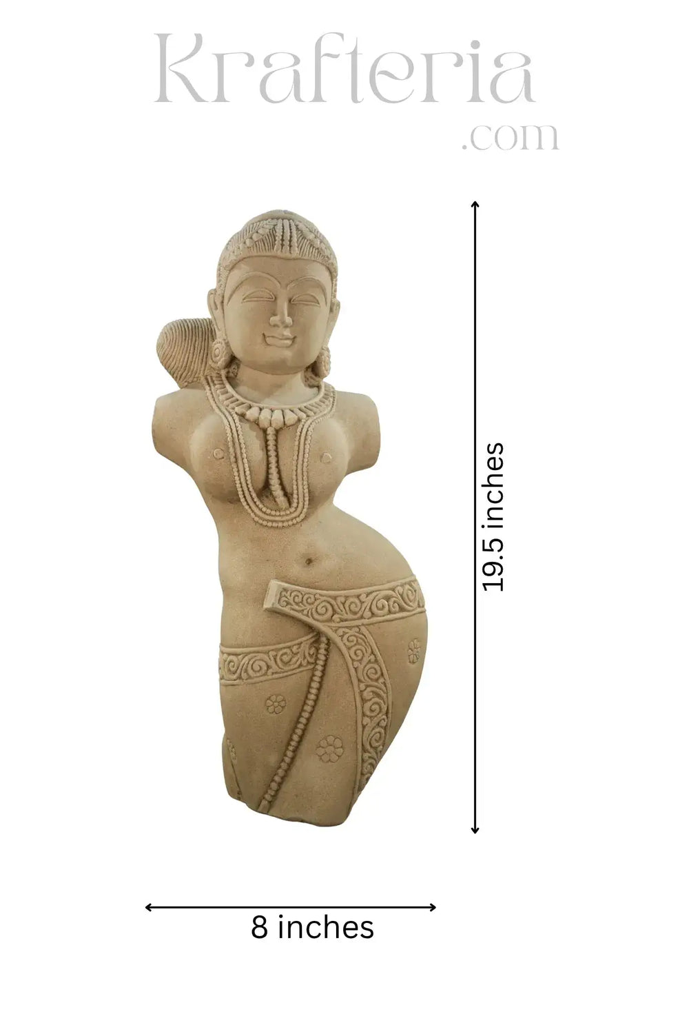 Ethereal Beauty - A Sandstone Devangana Sculpture   Sand Stone