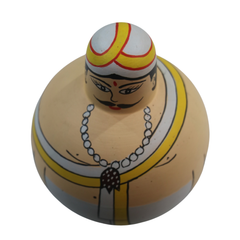 Wooden Marwadi folk art dolls