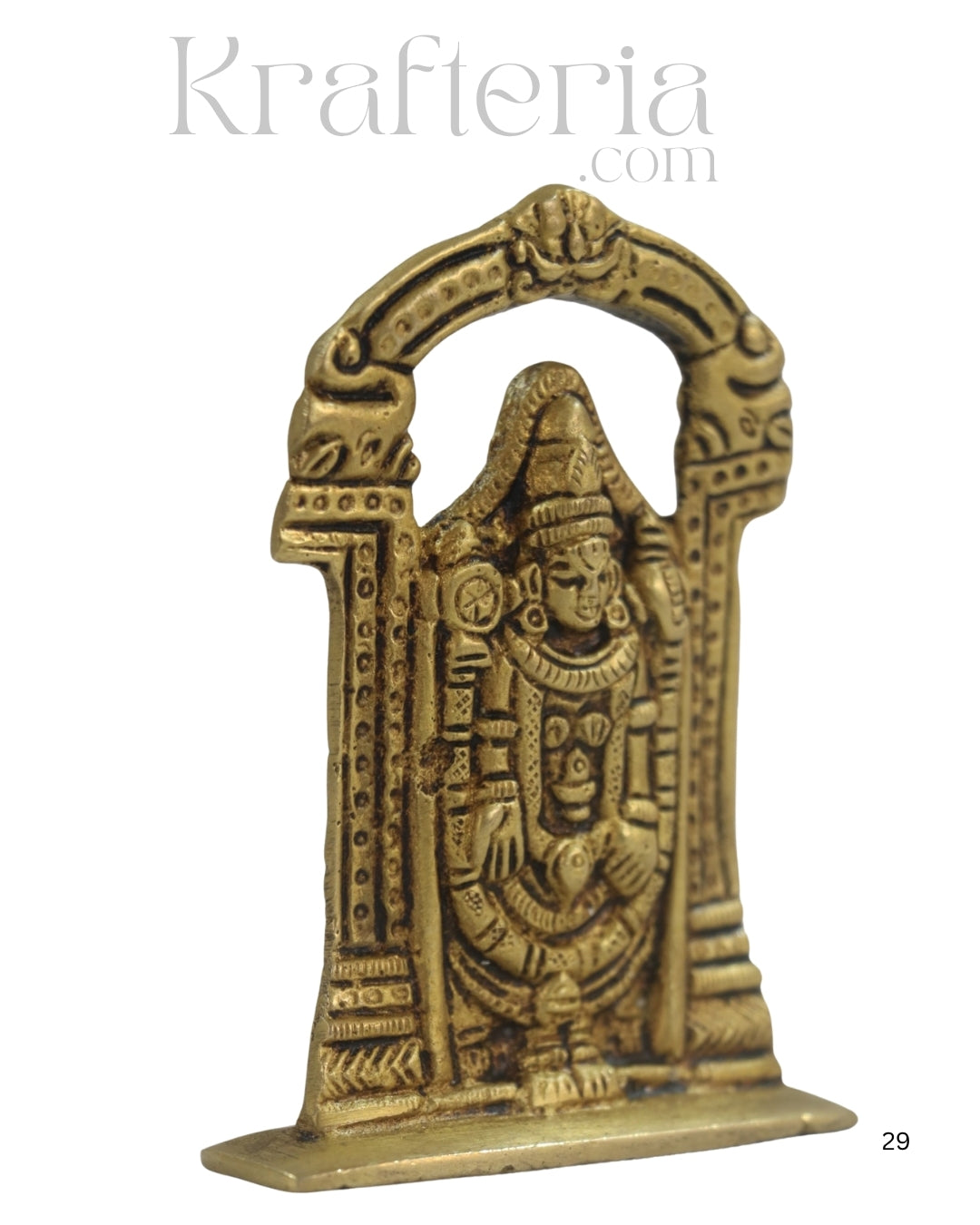 Brass Venkateswara Swamy Idol – The Lord of Tirumala