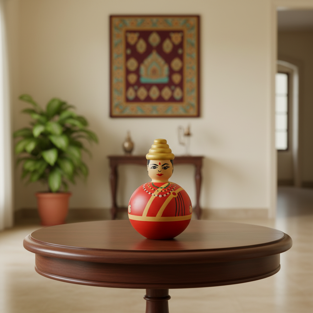 Safe non-toxic painted Marwadi dolls