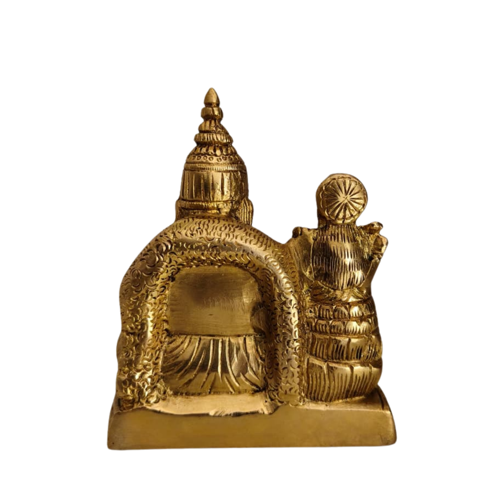 Handcrafted Brass Kuber Idol with Lakshmi – Wealth & Prosperity   Brass Artwork