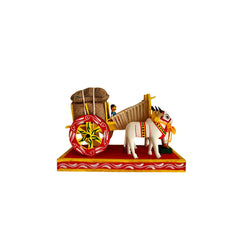 Kondapalli Bullock Cart – Traditional Village Life Wooden Craft   Kondapalli Lacquerware