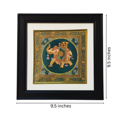 Mughal Elephant Miniature Painting
