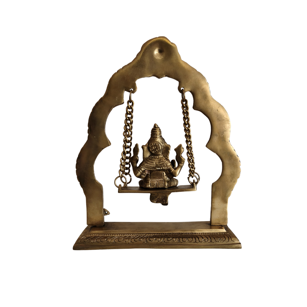 Buy Brass Ganesha Swing Statue for Home Decor And Gifting   Home Decor And Gifting