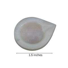 Handcrafted Marble Deepam/DIyas-Perfect for Puja & Home Decor   Marble Soft Stone