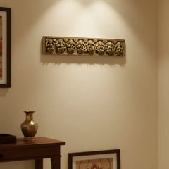 Exquisite Brass Ashta Lakshmi Wall Hanging - Eight Forms of Goddess Lakshmi   Brass Ware