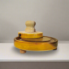 Etikoppaka Lacquerware Miniature Grinding  (Chakki) Toy