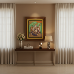 Mysore Saraswathi Painting | 22KT Gold Leaf