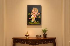 Traditional Dancing Ganesha Nirmal painting art