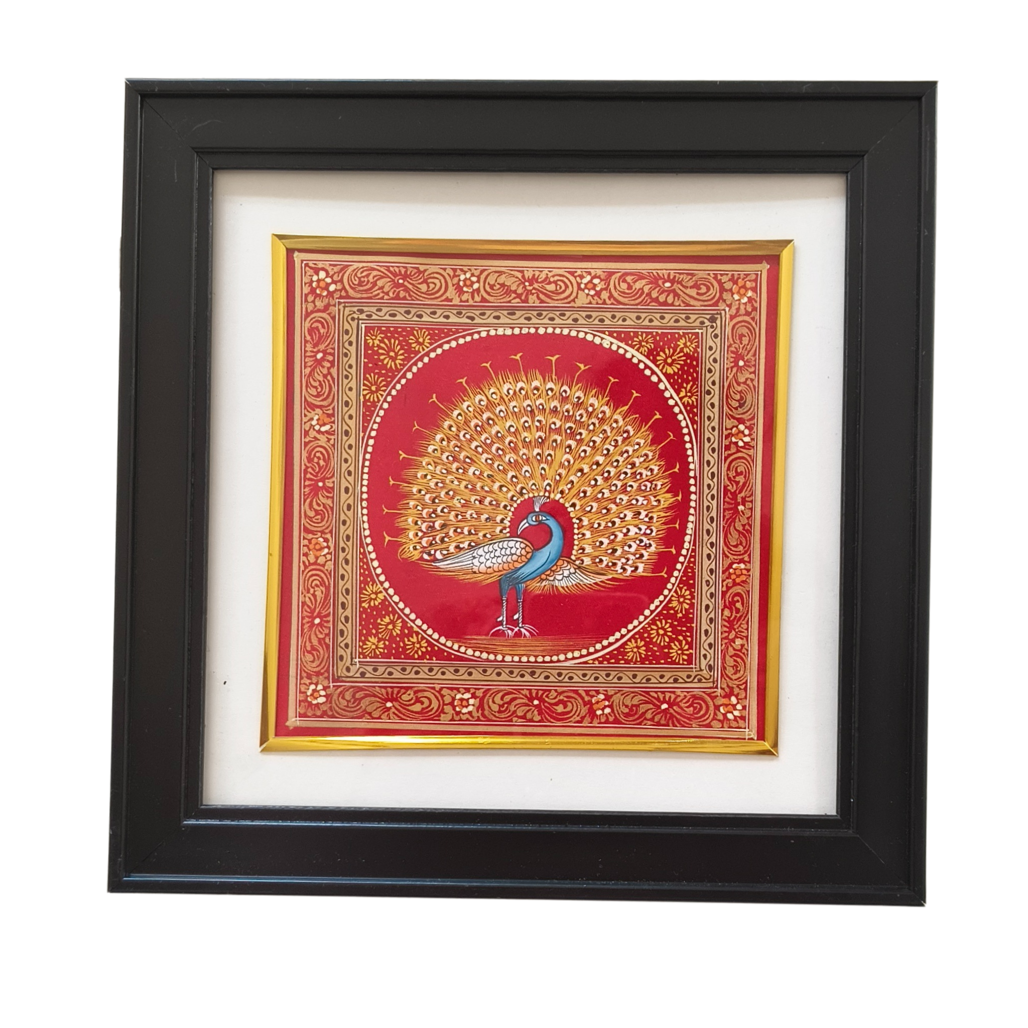 Miniature Marvel - The Peacock Painting