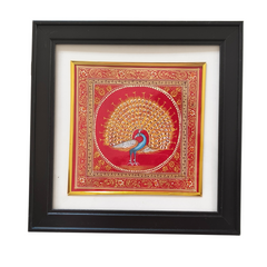 Miniature Marvel - The Peacock Painting