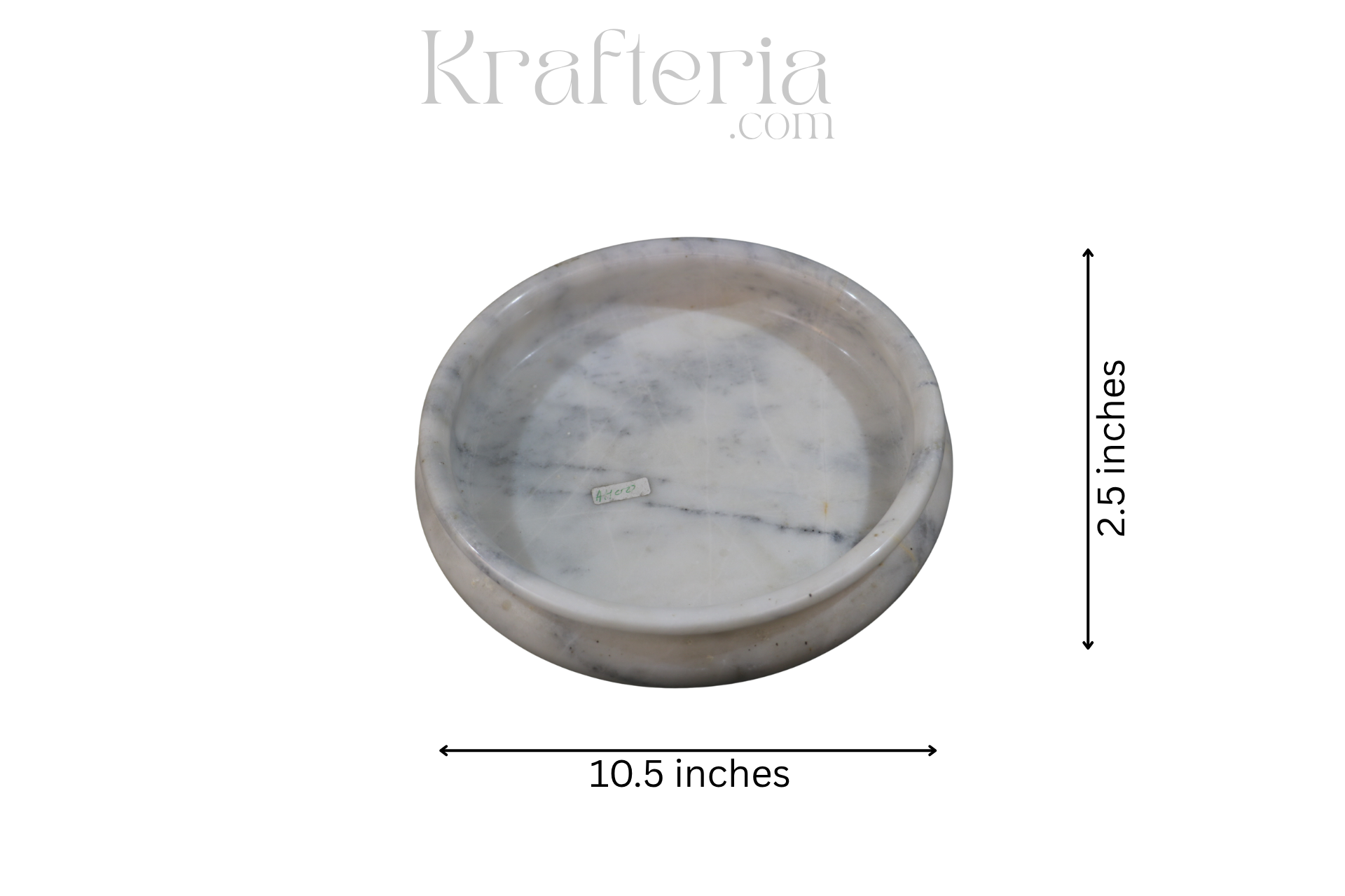 White Marble Urli Bowl – Perfect for Festive Décor and Pooja Setup