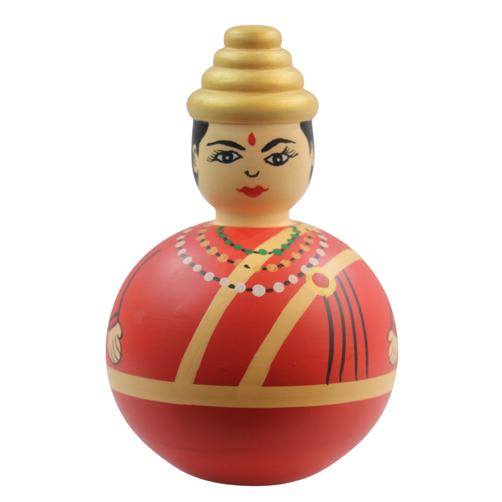 Artisan-made Marwadi man and woman dolls