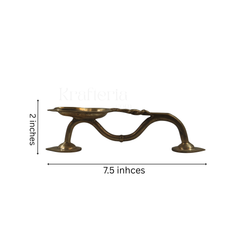Handcrafted Bronze Harati Stand – Perfect for Pooja