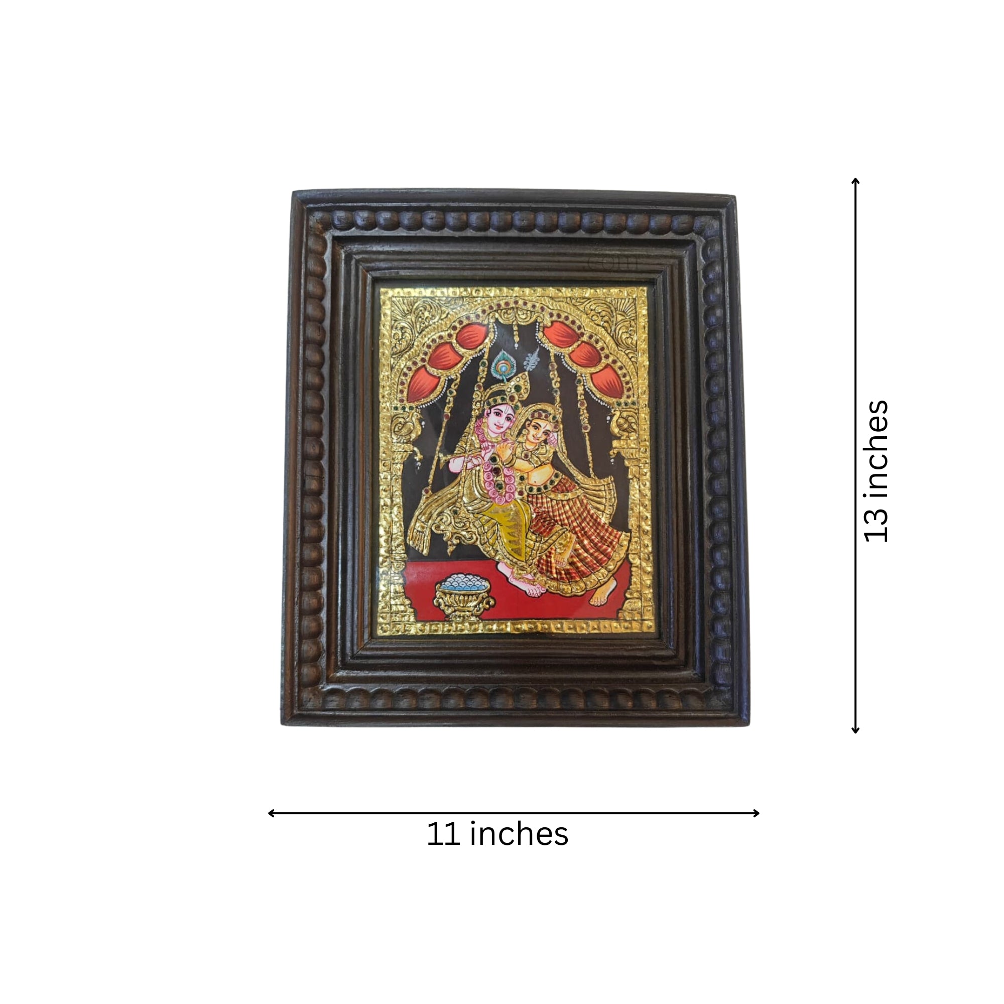 Radha Krishna – Classic Thanjavur Artistic Elegance