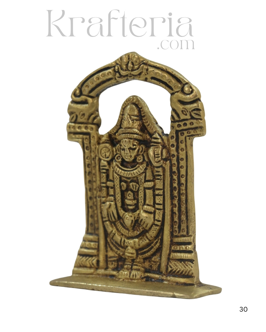 Brass Venkateswara Swamy Idol – The Lord of Tirumala