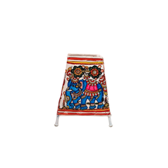 Sacred Elephant with Floral Motifs – Leather Shadow Art | Bed Lamp