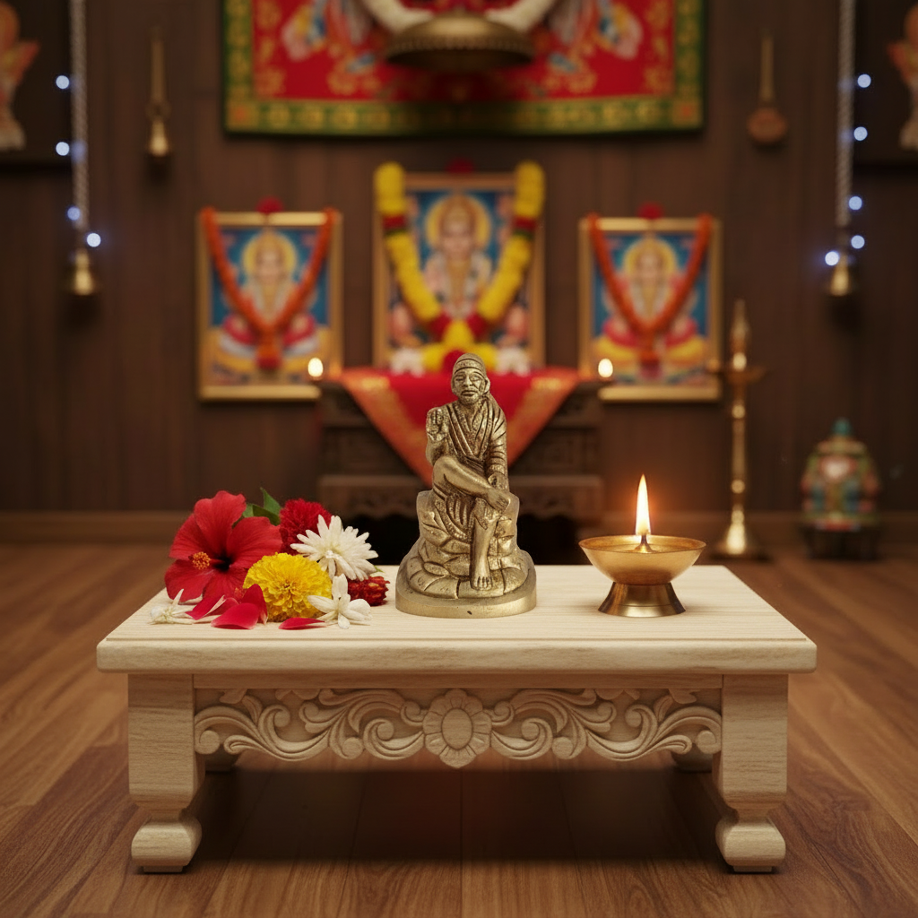 Brass Sai Baba Idol: Symbol of Love, Compassion, and Universal Faith